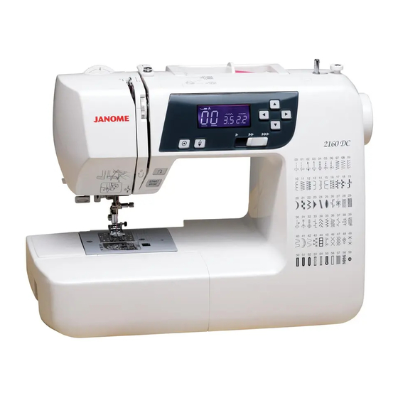 Janome DXL603 - Service Manual