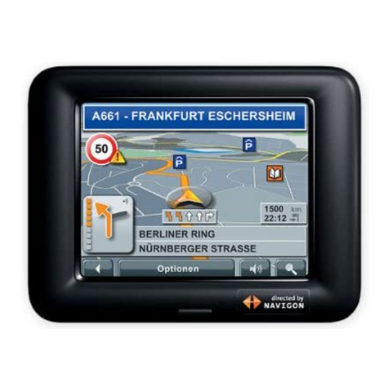Navigon 3100 GPS Navigation Unit Manuals