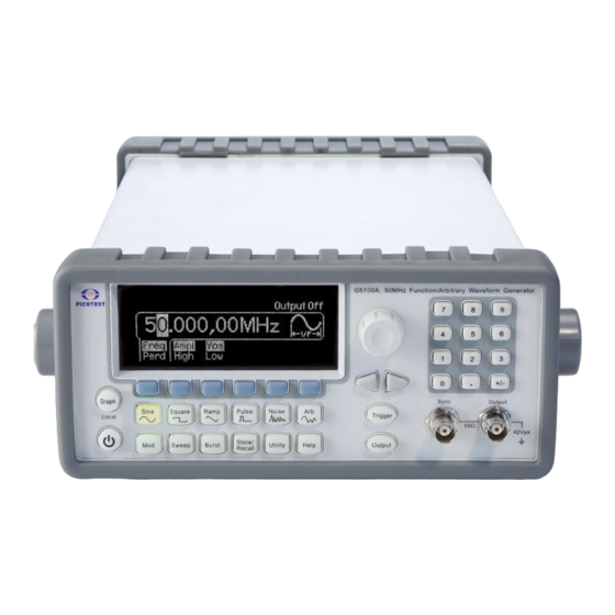 Picotest G5100A Manual