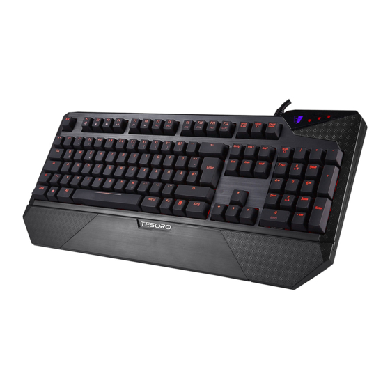 Tesoro G1NL Quick Start Manual