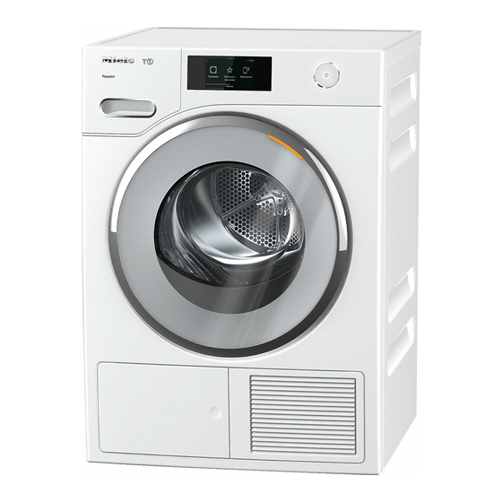Miele TWV 680 WP Operating Instructions Manual