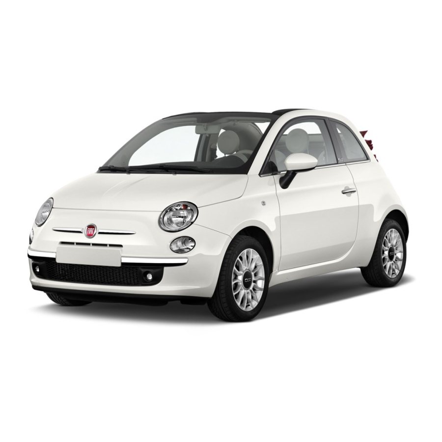 Fiat 500 2012 User Manual