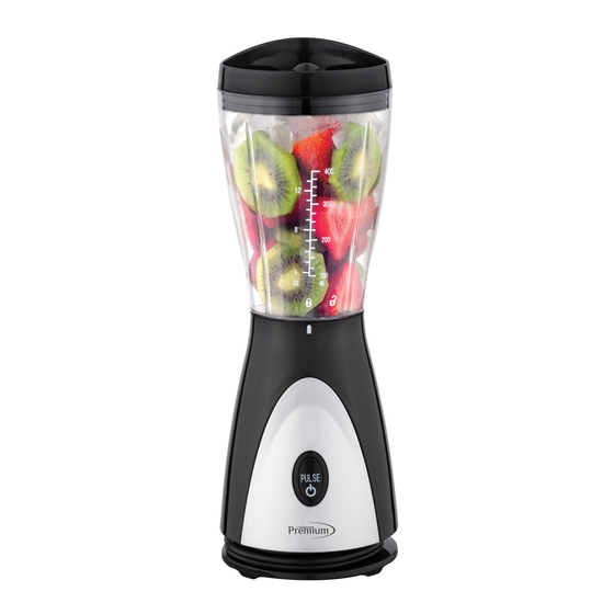 User Manuals: Premium PB318 Personal Blender