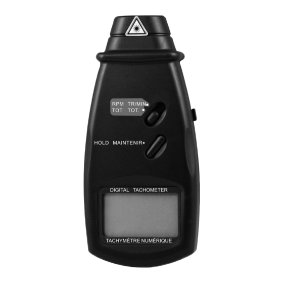 User Manuals: Power Fist 8500647 Laser Tachometer
