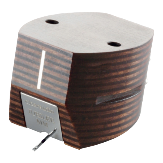 Clearaudio Jubilee MM User Manual