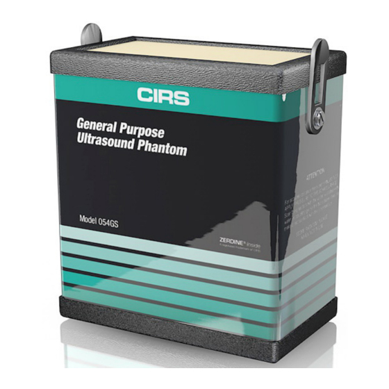 Cirs 054GS User Manual
