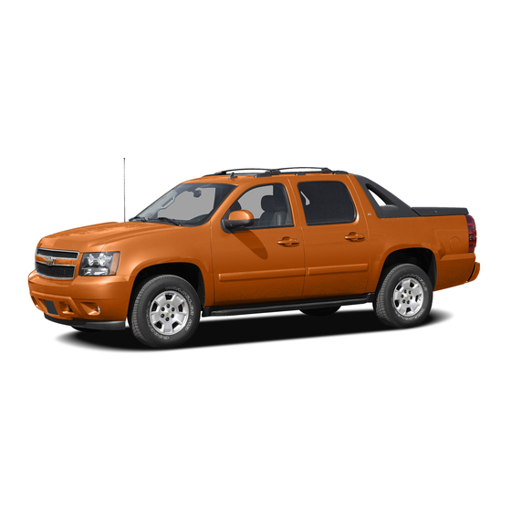 Chevrolet 2007 Avalanche Owner's Manual