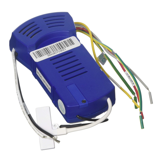 Fanimation WFR8520 Specification And Instruction Sheet