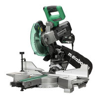 Metabo HPT C 3610DRA Safety Instructions And Instruction Manual