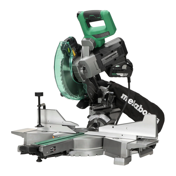 Metabo HPT C 3610DRA Safety Instructions And Instruction Manual
