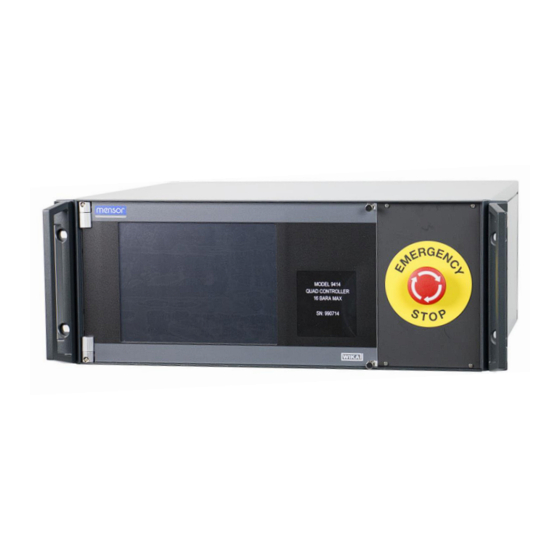 mensor 9414 Pressure Controller Manuals