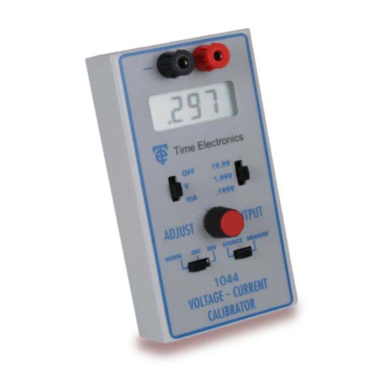 Time Electronics 1044 Technical Manual