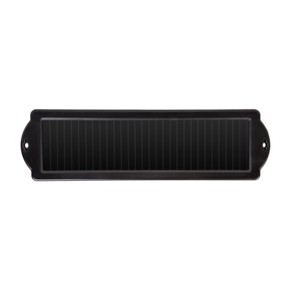 Sunforce Solar 12 Volt Battery Maintainer User Manual