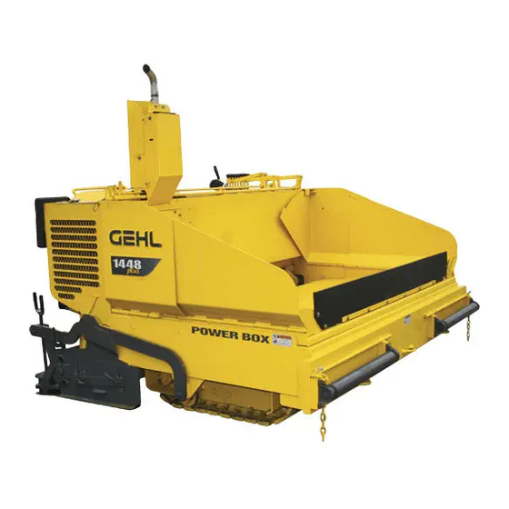 Gehl 1448 Plus Operator's Manual