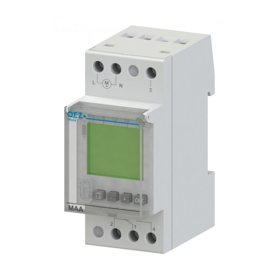 OEZ MAA-D16-001-A230 Instructions For Use Manual