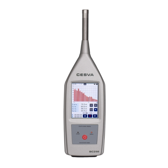 CESVA SC250 Quick Manual