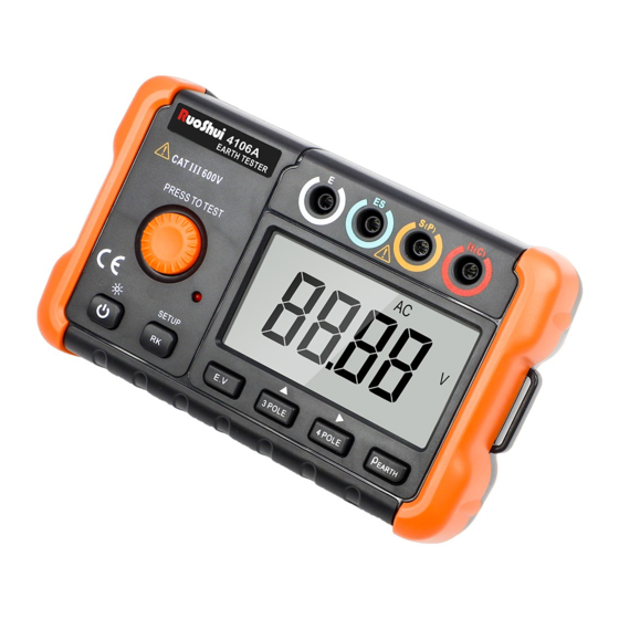 RuoShui VR-4106 Instruction Manual