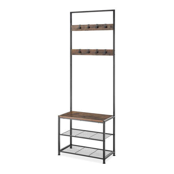 Whitmor Modern Industrial Entryway Tower 6764-10131 Manual