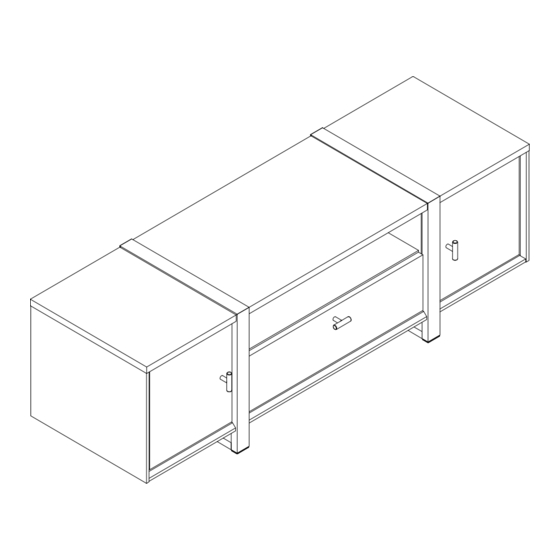 Next BRONX CHEVRON WIDE TV 239689 Assembly Instructions Manual