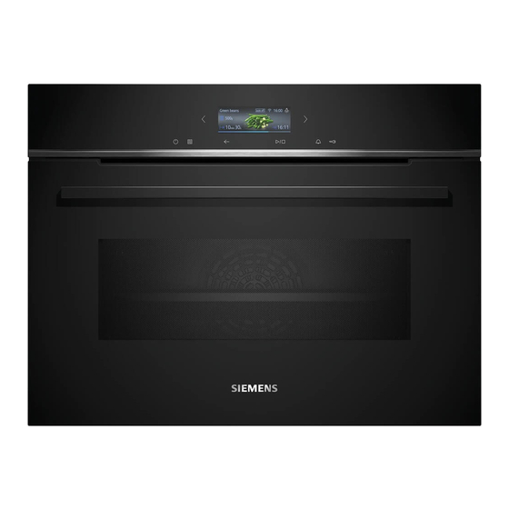 Siemens CM724G1 1S Series User Manual And Installation Instructions