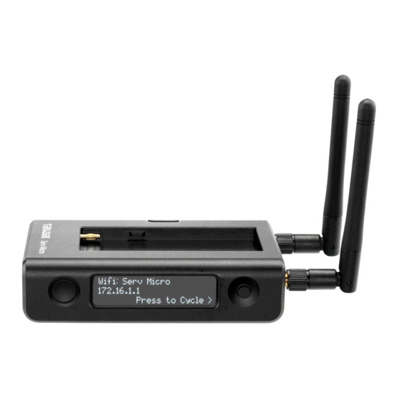 Teradek Serv Micro Quick Start Manual