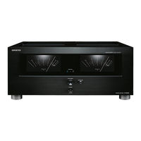 Onkyo M-5000R Instruction Manual