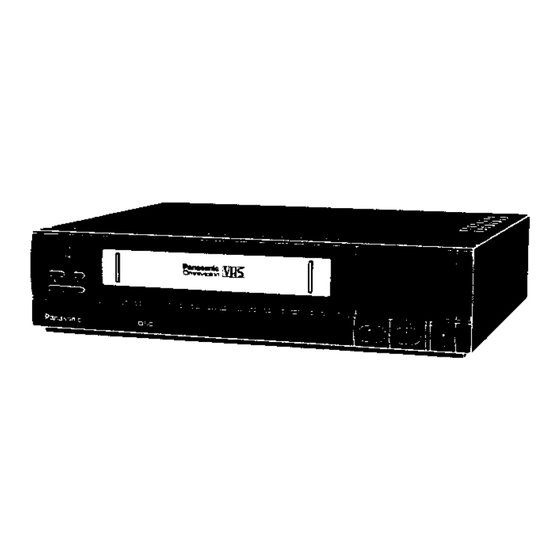 Panasonic Omnivision VHS PV-4905 Operating Instructions Manual