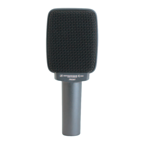 Sennheiser Evolution E 609 Specification