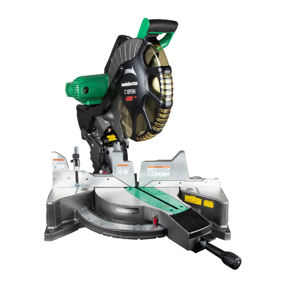 Metabo HPT C 12LDH Safety Instructions And Instruction Manual