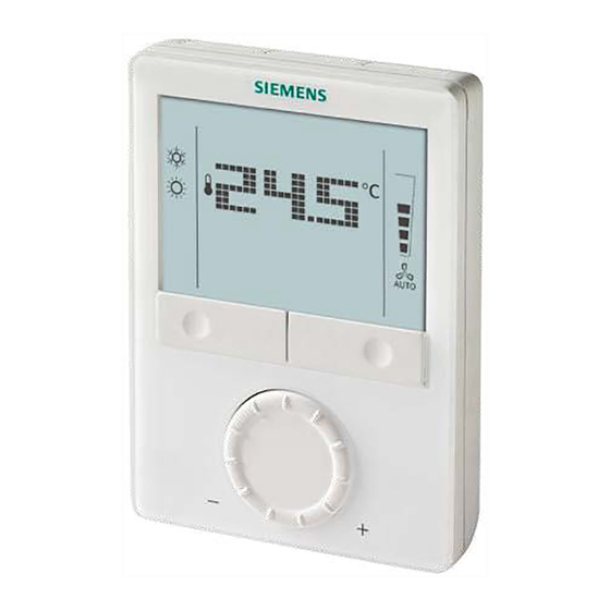 Siemens RDG100KN Basic Documentation