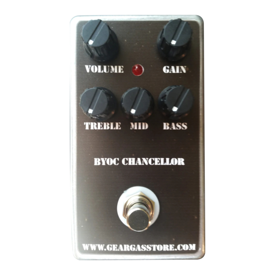 BYOC Chancellor Overdrive Instructions Manual