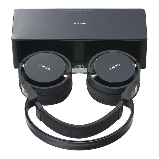 Sony MDR-RF4000K Specifications