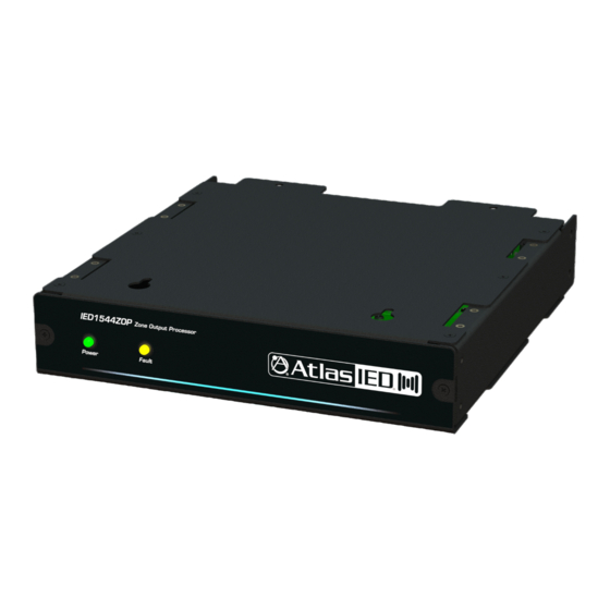 AtlasIED 1544ZOP Installation Manual