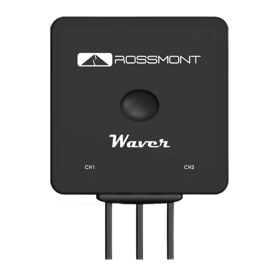 ROSSMONT Waver Master WR-2CH Owner's Manual