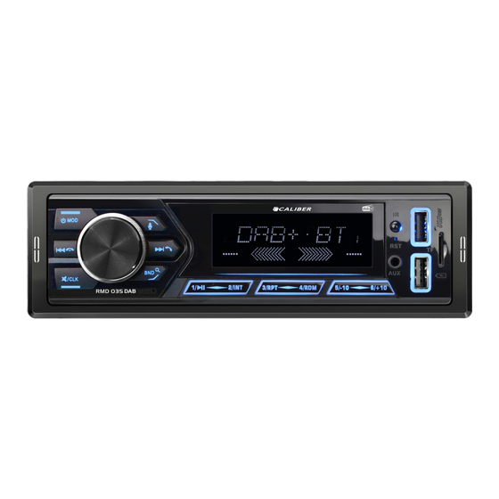 Caliber RMD 035DAB Quick Start Manual