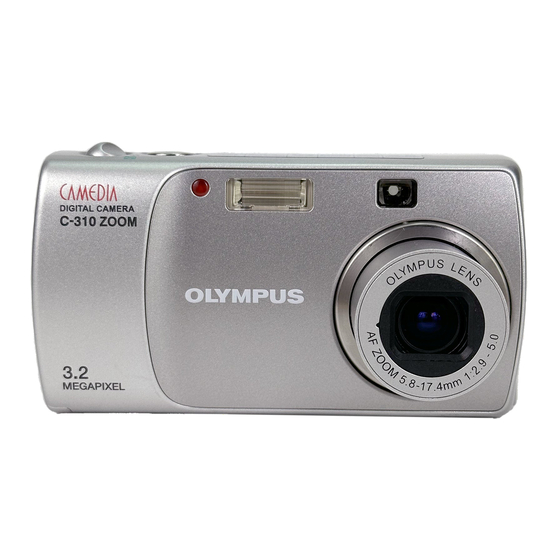 OLYMPUS CAMEDIA C310 ZOOM REFERENCE MANUAL Pdf Download ManualsLib
