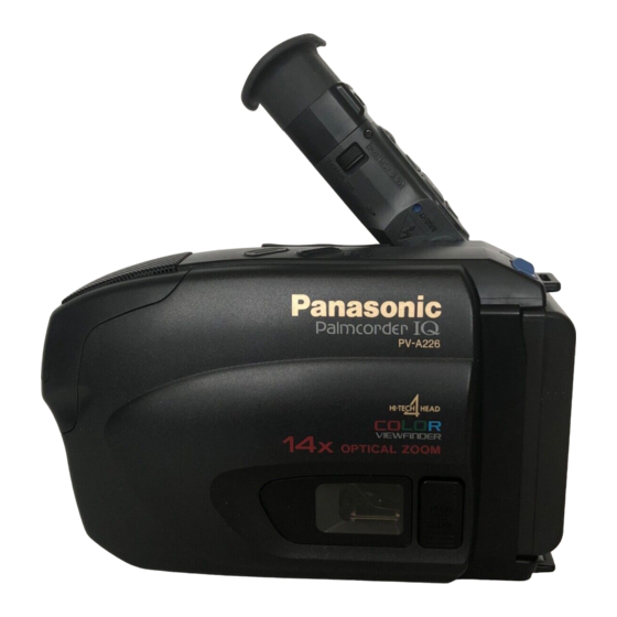 panasonic palmcorder iq tapes