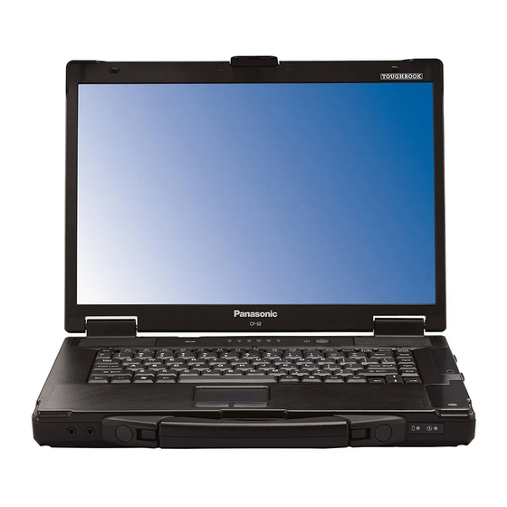 PANASONIC TOUGHBOOK CF-52EKMBGAM REFERENCE MANUAL Pdf Download | ManualsLib