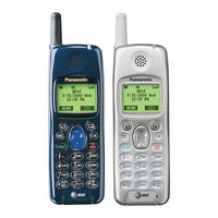 Panasonic EBTX210FSG - Cell Phone Operating Instructions Manual