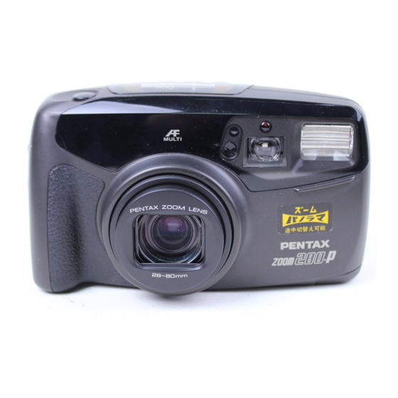 PENTAX ZOOM 280-P DATE OPERATING MANUAL Pdf Download | ManualsLib