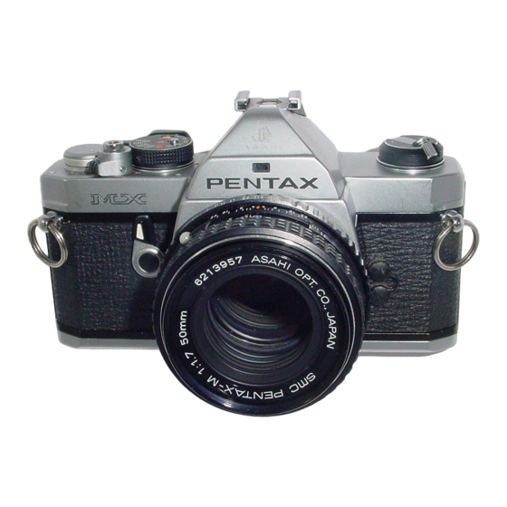 PENTAX MX USER MANUAL Pdf Download ManualsLib