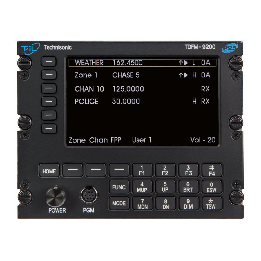 TIL TDFM-9200 Installation Instructions Manual