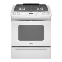 Whirlpool GW399LXUS - 30 Inch Slide-In Gas Range Use And Care Manual