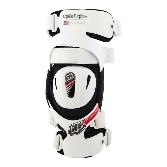 VQ OrthoCare Troy Lee Designs Catalyst X Manual
