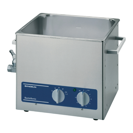 BANDELIN BactoSonic User Instructions
