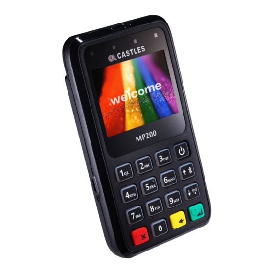 Castles Technology swipen VEGA 3000 Quick User Manual