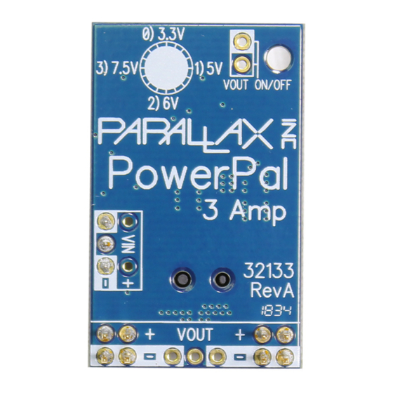 Parallax PowerPal Quick Start Manual