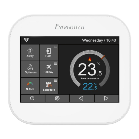 Energotech EnergoControl T60-E Installation Instructions