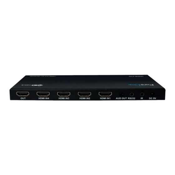 PureLink UHDS-41R Owner's Manual