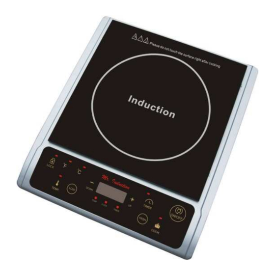 Mr. Induction SR-964T Instruction Manual